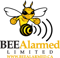bee alarmed transparent logo